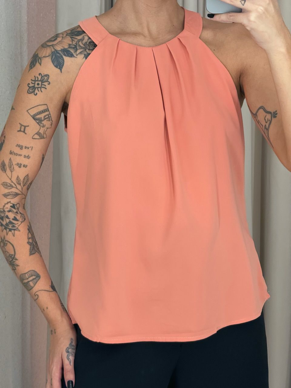 BLUSA TATIANE GOLA SALMÃO