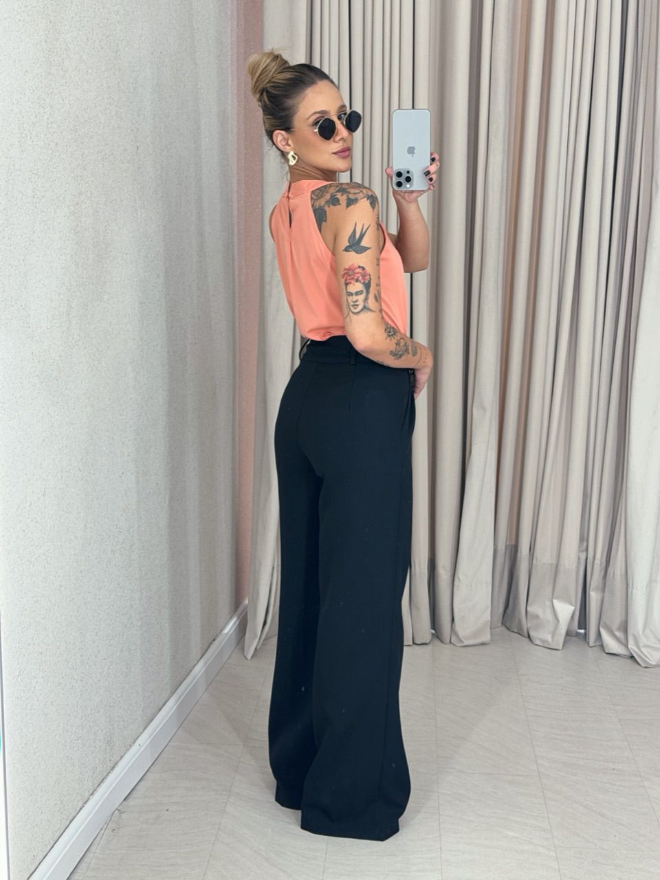 BLUSA TATIANE GOLA SALMÃO