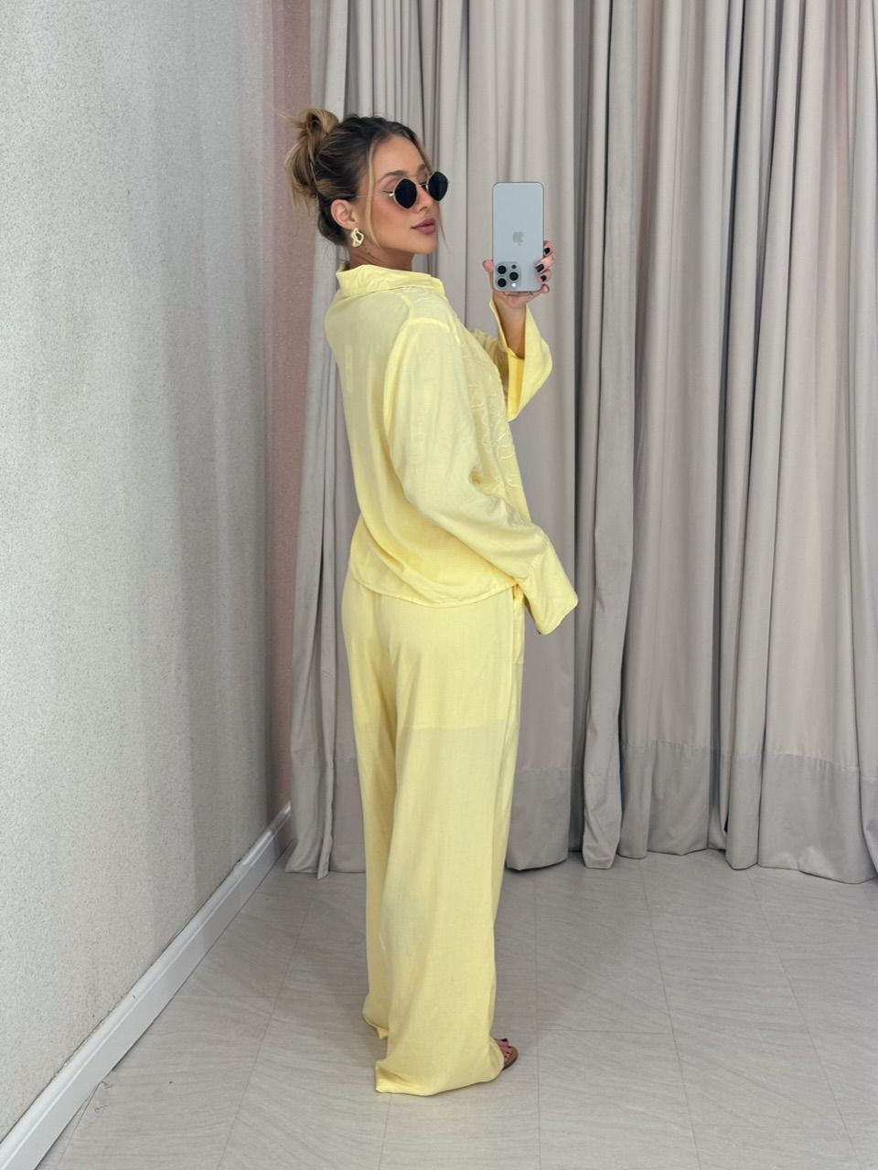 CONJUNTO AGATHA Calça Amarelo
