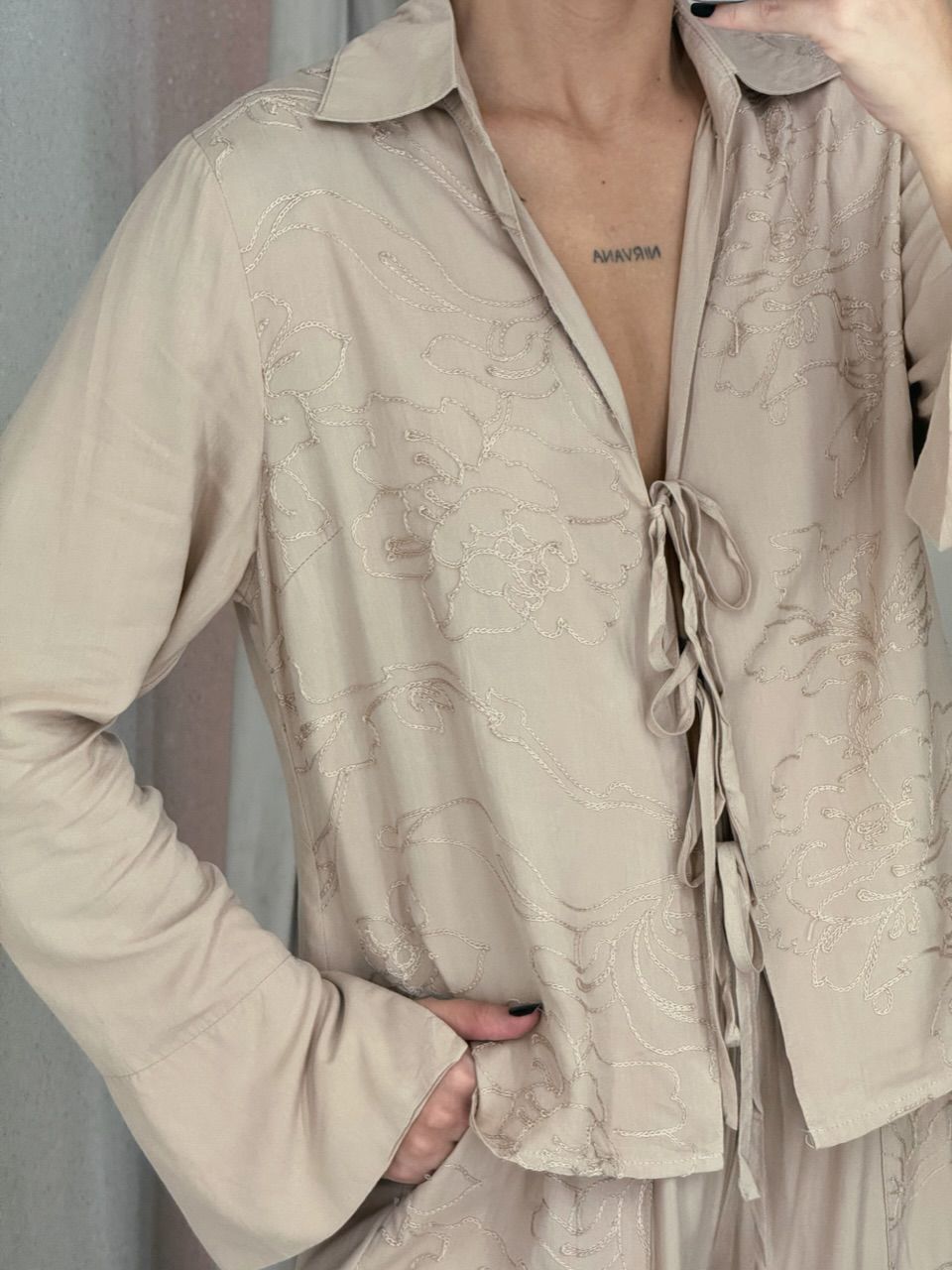 CONJUNTO AGATHA Calça Nude