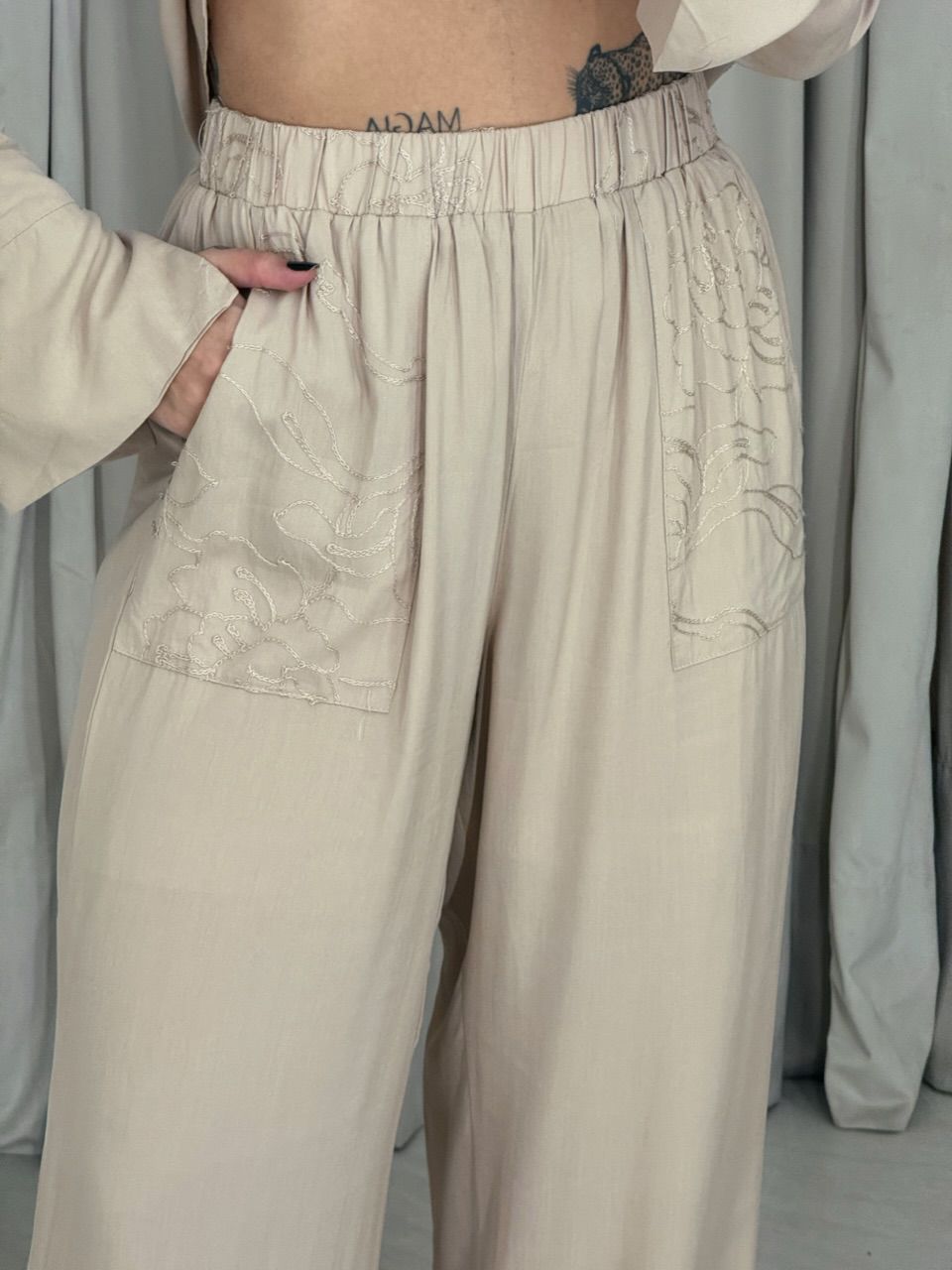 CONJUNTO AGATHA Calça Nude