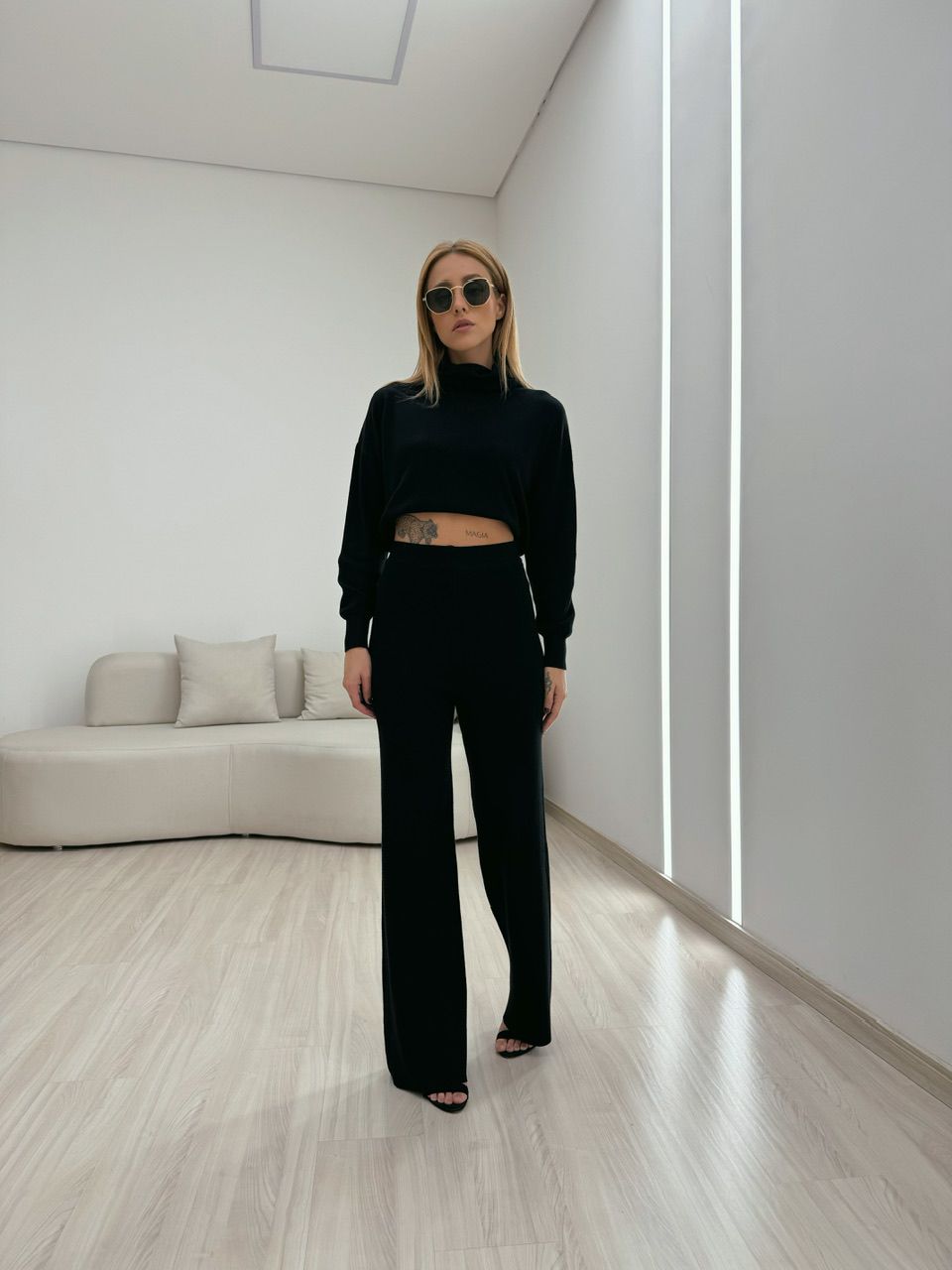 CONJUNTO MODAL GOLA ALTA PRETO