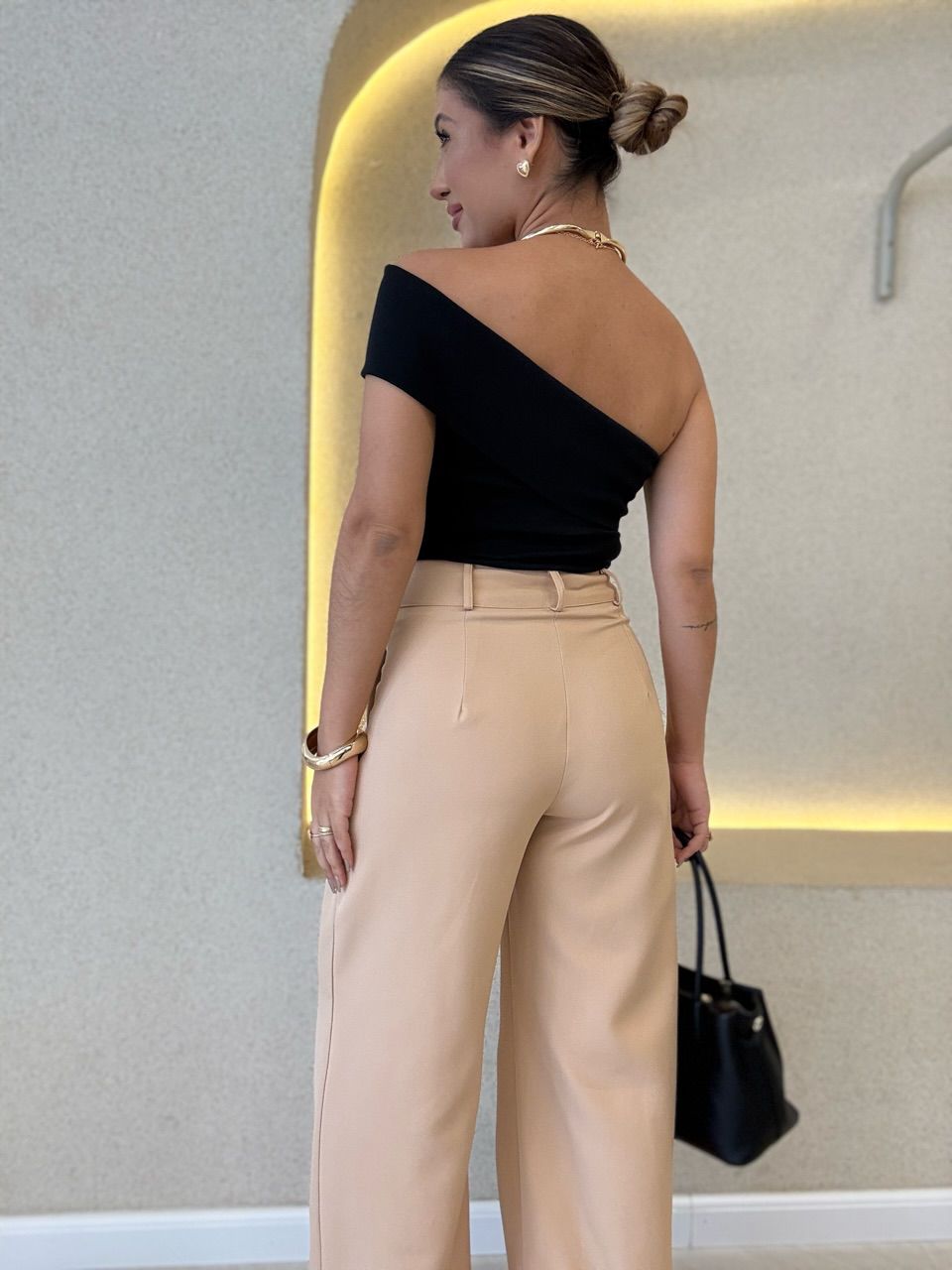 BLUSA NOEMI NULA MANGA Preta