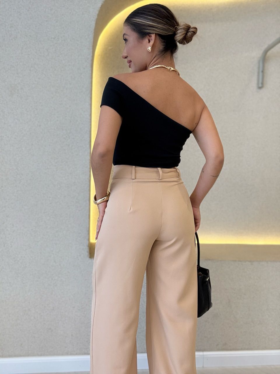 BLUSA NOEMI NULA MANGA Preta