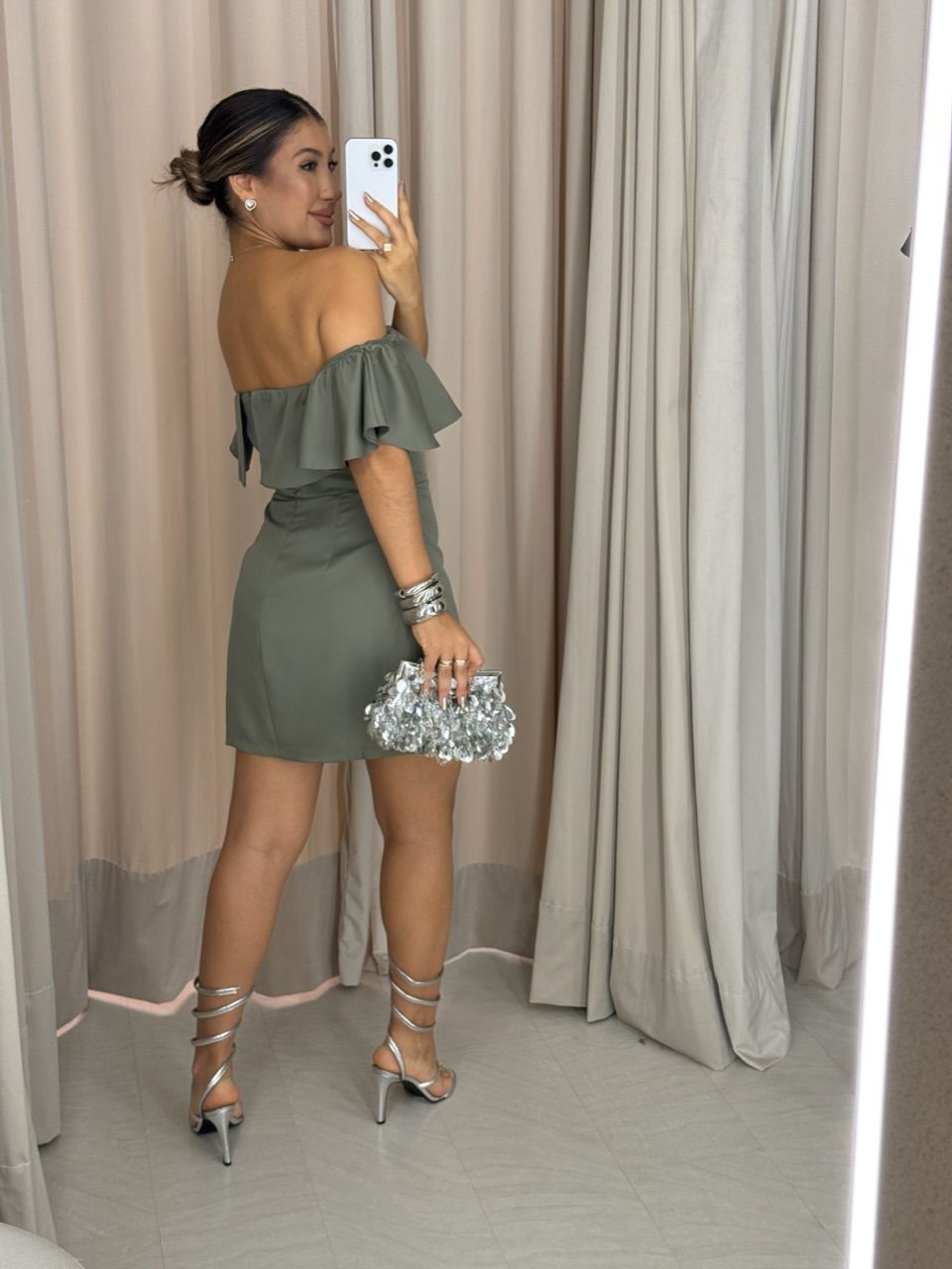 VESTIDO ANA LIVIA CURTO OLIVA