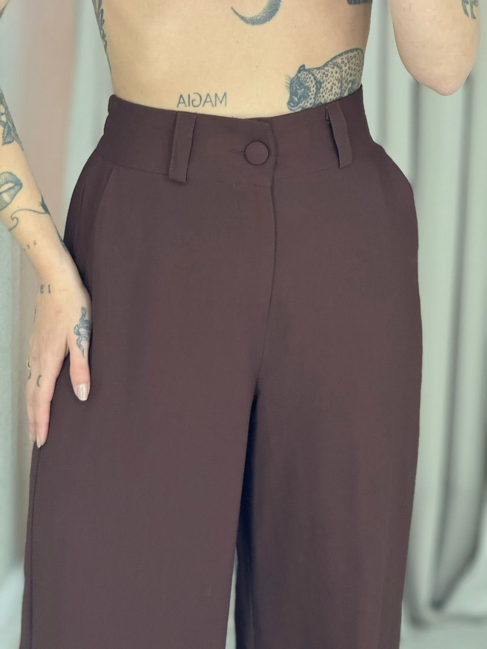 CONJUNTO MARTA CALÇA MARROM