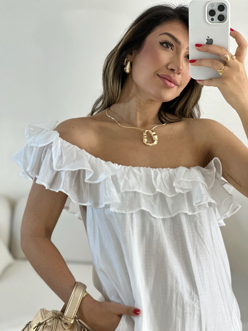 VESTIDO NINA BABADOS off
