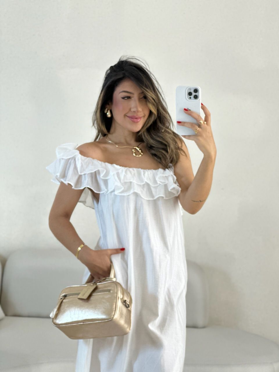 VESTIDO NINA BABADOS off