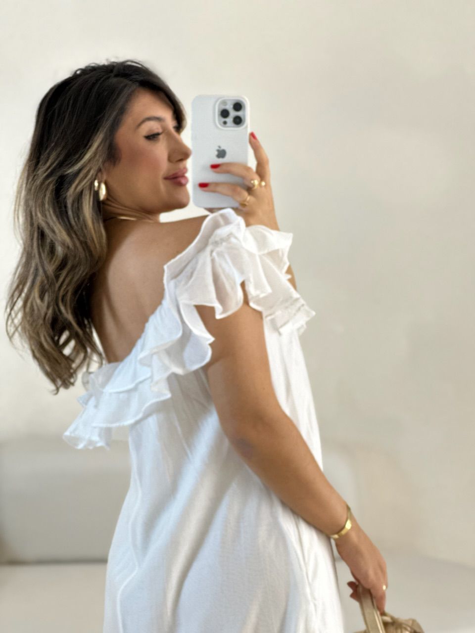 VESTIDO NINA BABADOS off