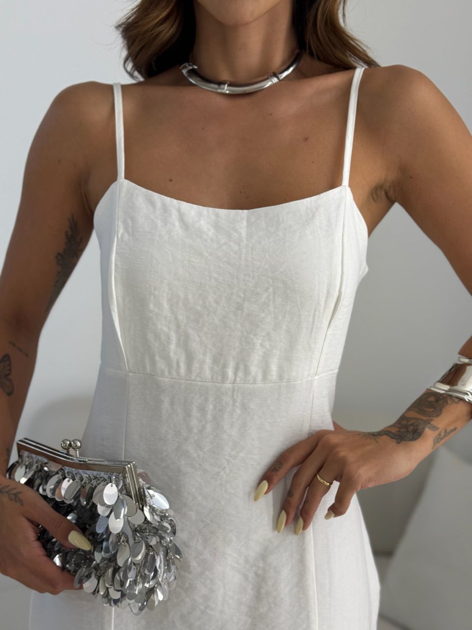 VESTIDO CLOE MIDI OFF