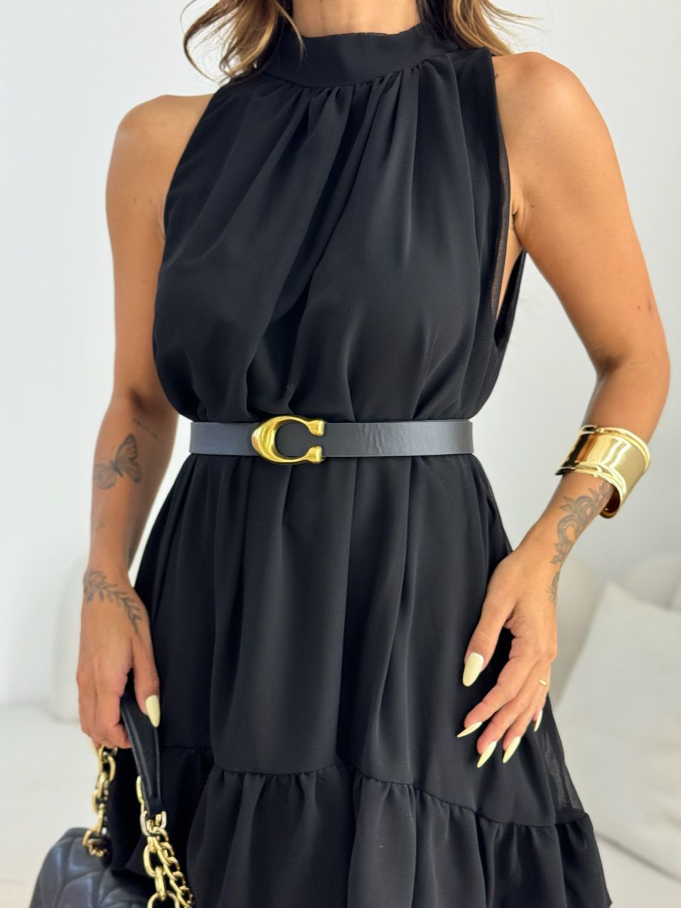 VESTIDO NANY CURTO PRETO