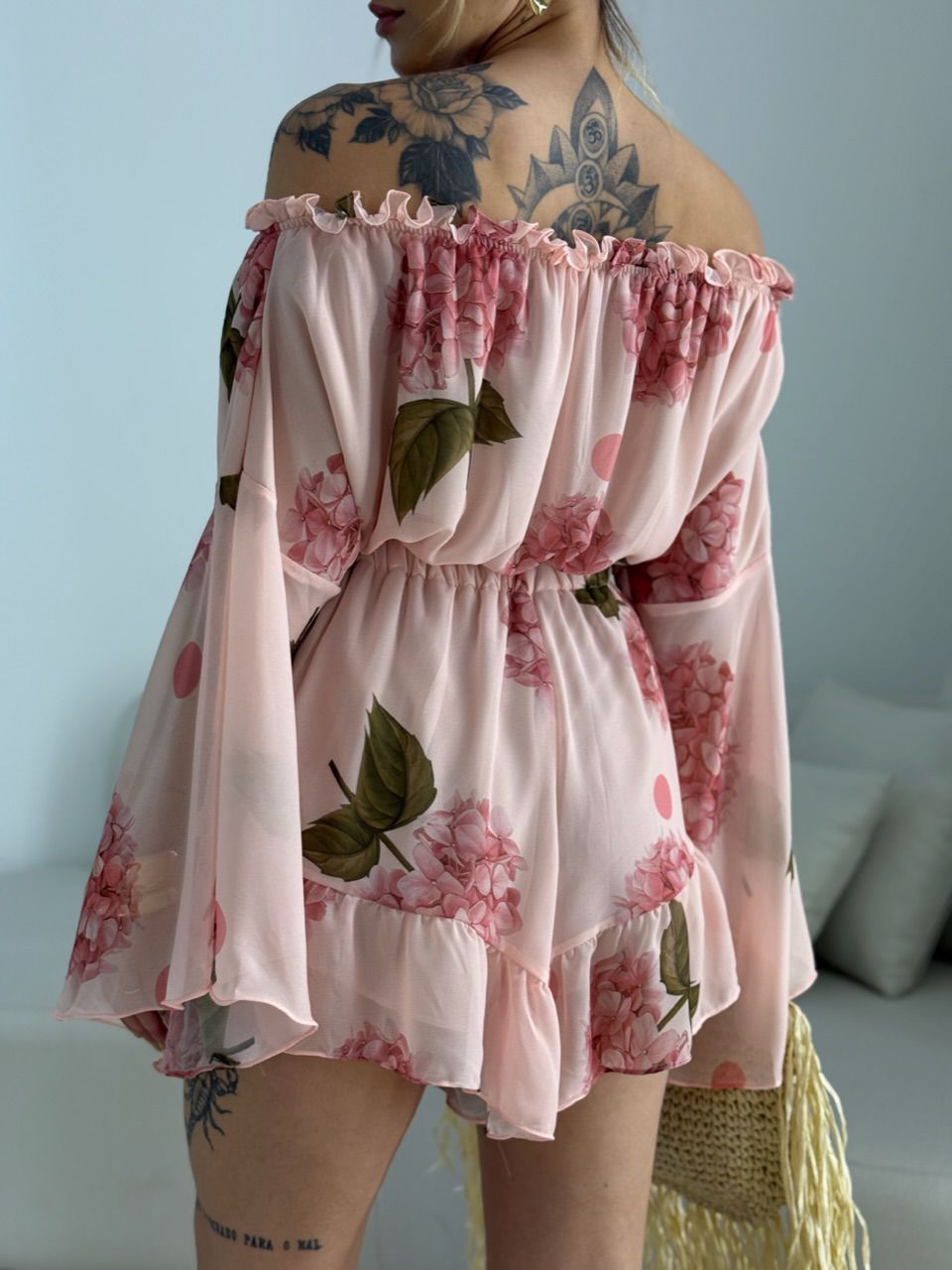 MACAQUINHO VÊNUS FLORAL ROSA