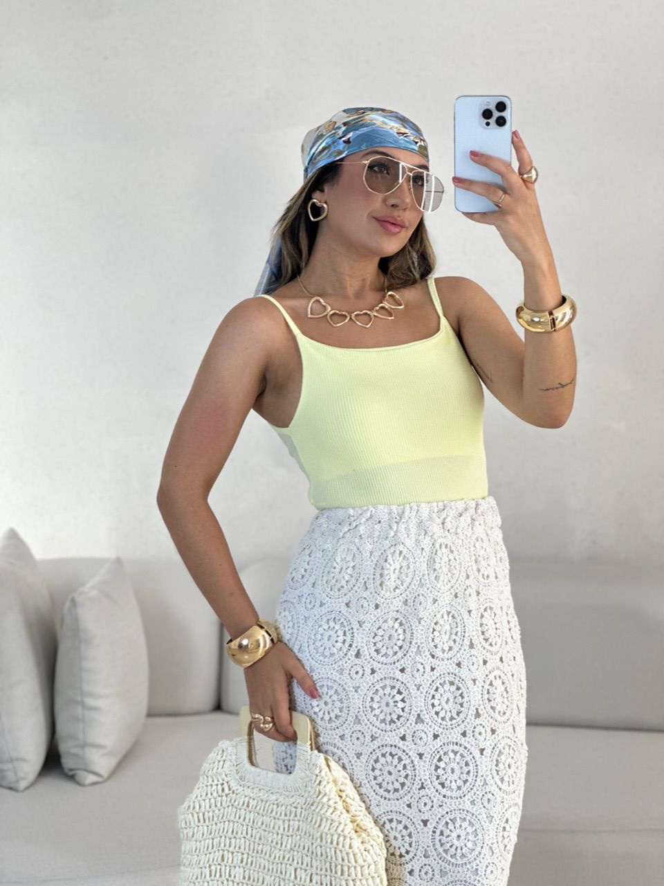BODY LÍVIA ALÇA Amarelo