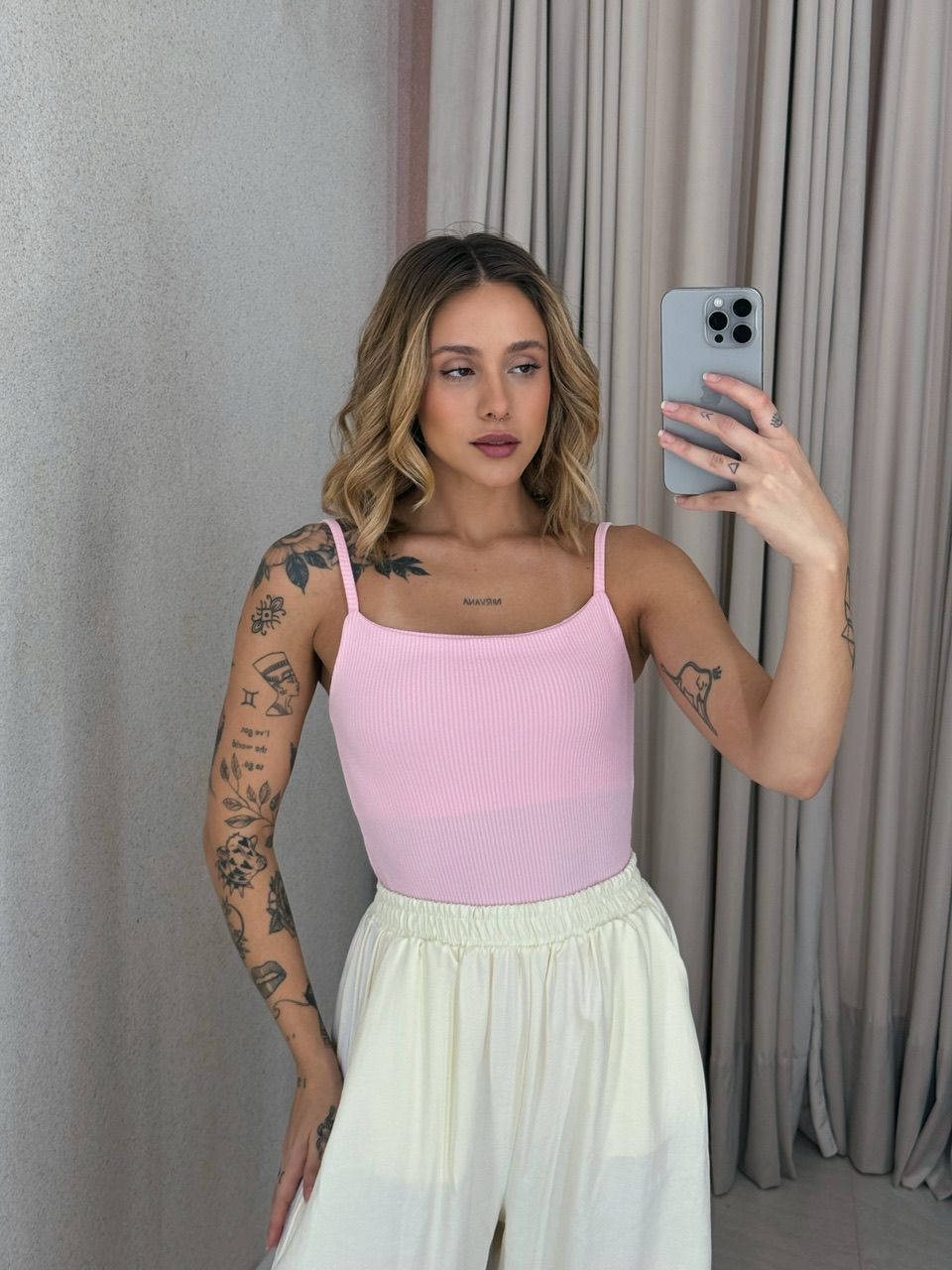 BODY LÍVIA ALÇA BABY PINK