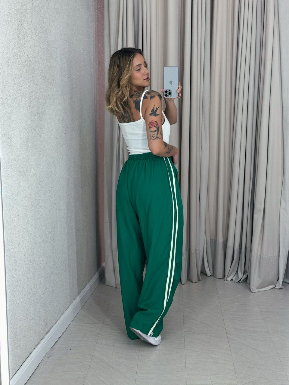 CALÇA VANESSA STREETWEAR VERDE