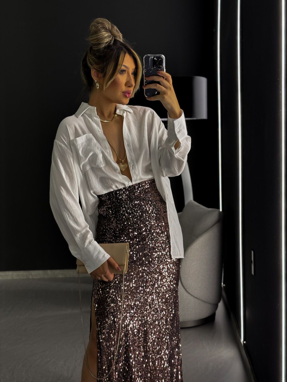 CAMISA BEATRIZ ABERTURA LATERAL OFF