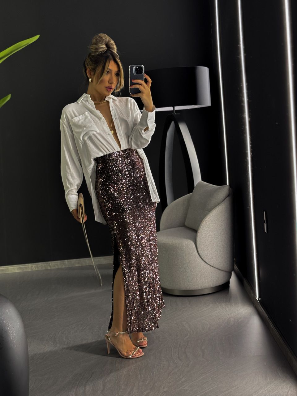 CAMISA BEATRIZ ABERTURA LATERAL OFF