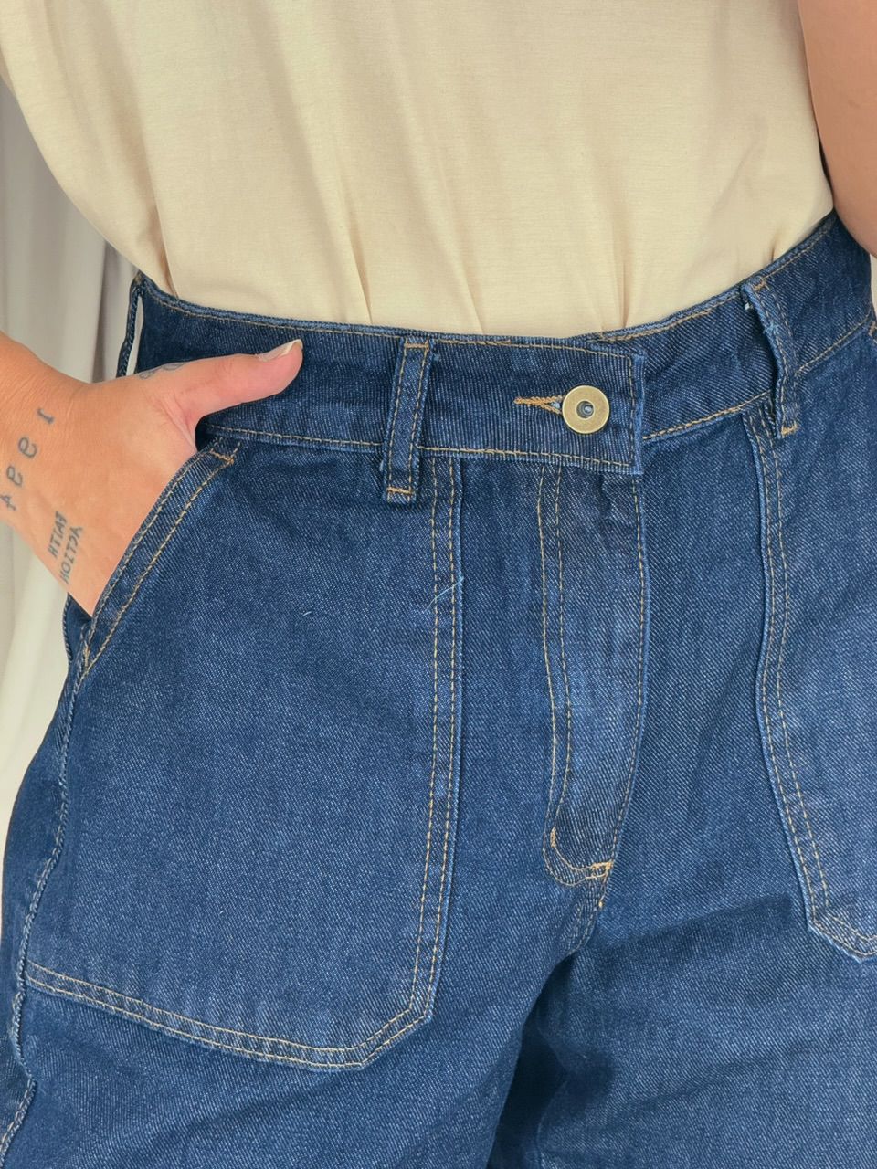 CALÇA MAÍSA JEANS JEANS ESCURO