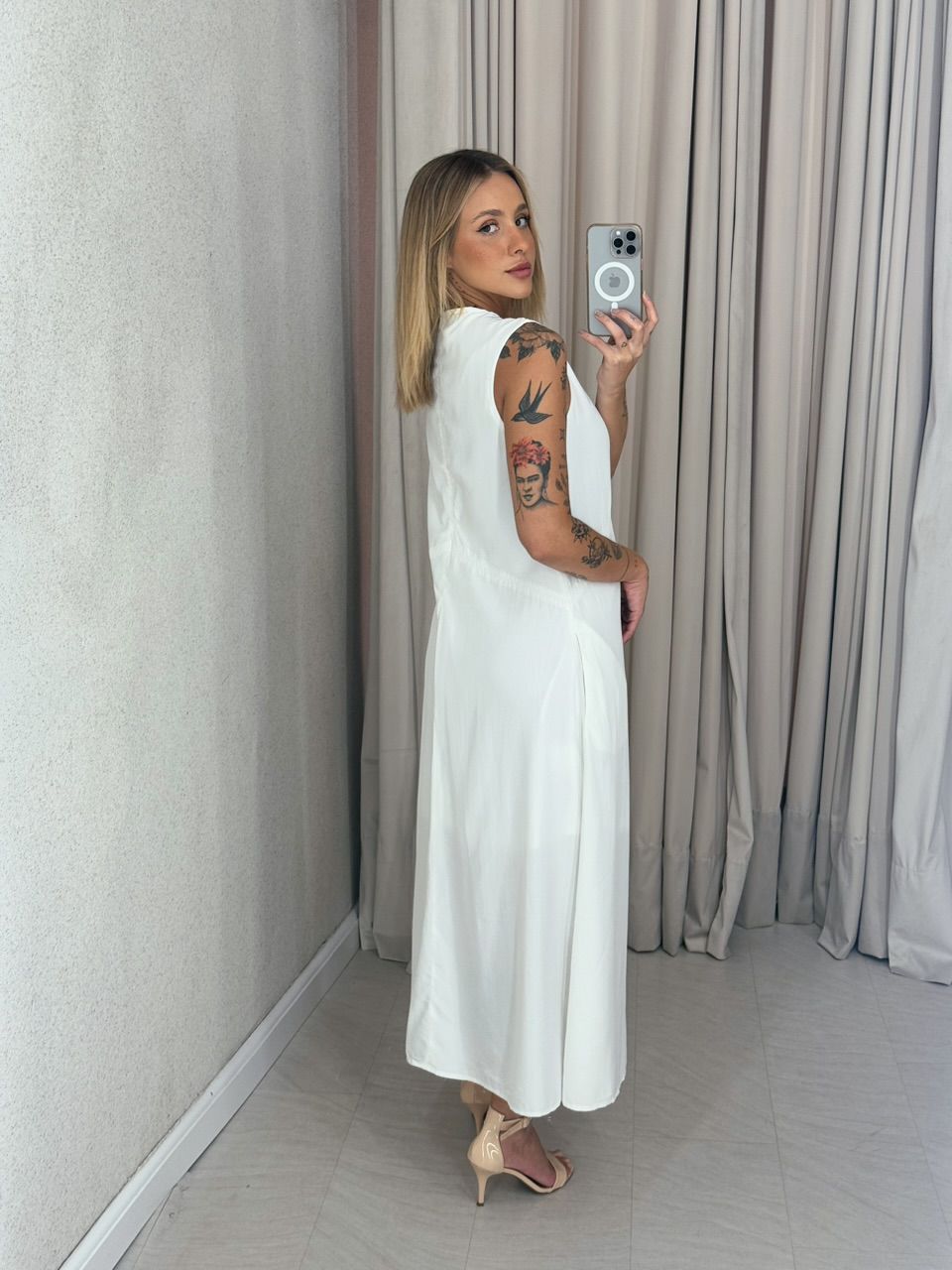 VESTIDO MARÍLIA LONGUETE OFF