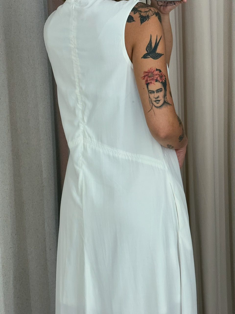 VESTIDO MARÍLIA LONGUETE OFF