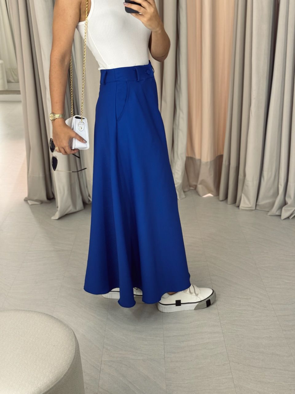 SAIA RAFAELA MIDI AZUL