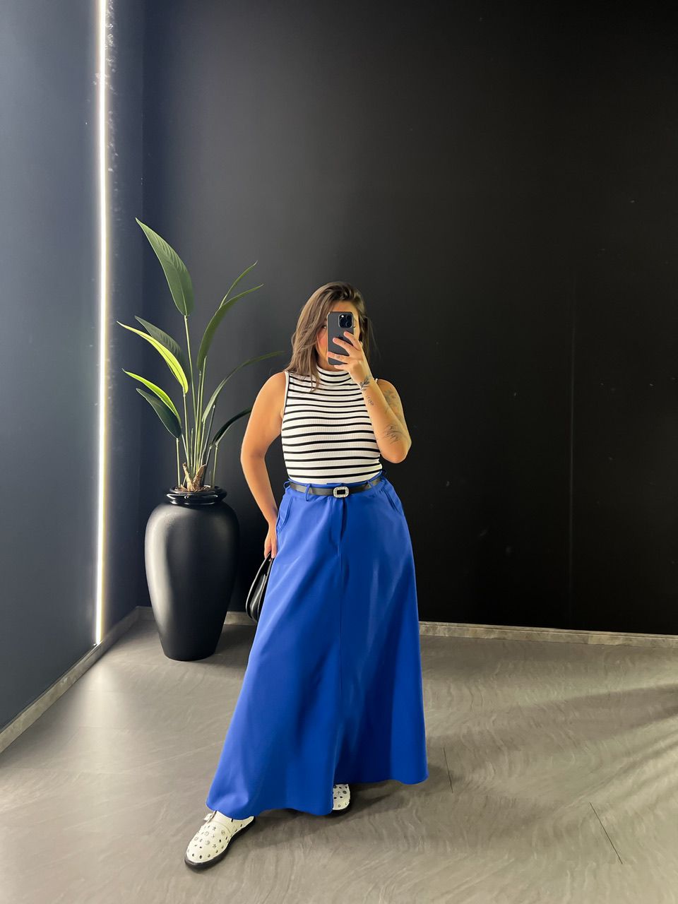 SAIA RAFAELA MIDI AZUL