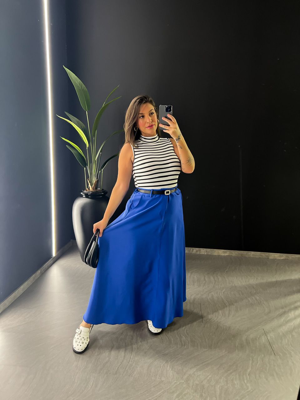 SAIA RAFAELA MIDI AZUL