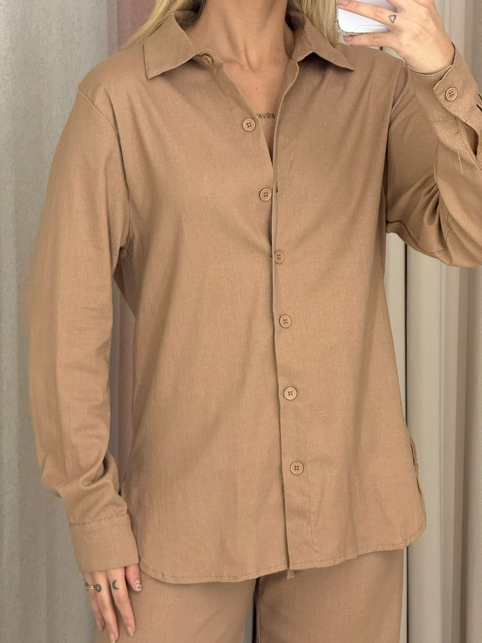 CONJUNTO LIA CAMISA NUDE