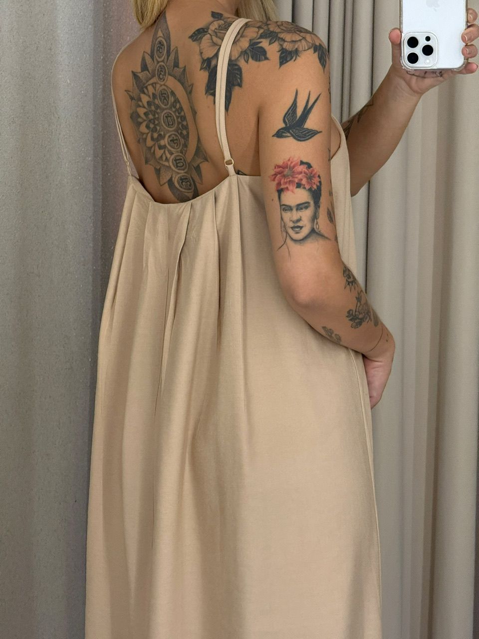 VESTIDO LUDMILA ALÇA Nude