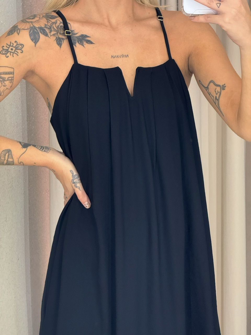 VESTIDO LUDMILA ALÇA preto