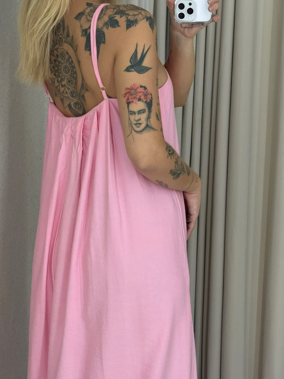 VESTIDO LUDMILA ALÇA Rosa