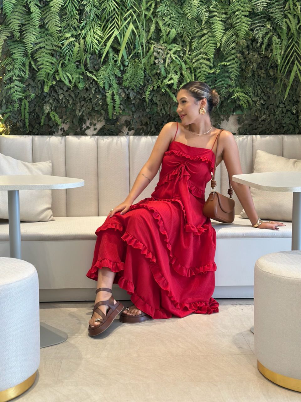 VESTIDO TRANCOSO CF BOHO vermelho