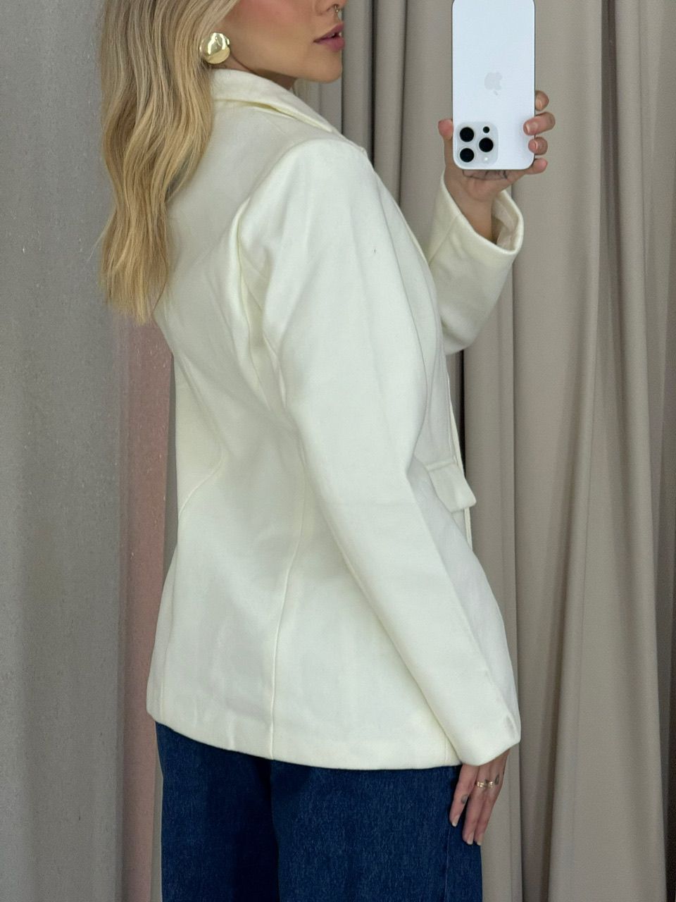 BLAZER CÁSSIA LÃ BATIDA OFF