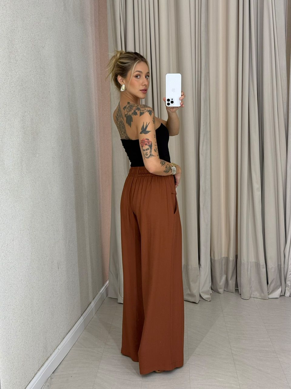 CALÇA ELLIE PANTALONA CAPUCCINO 