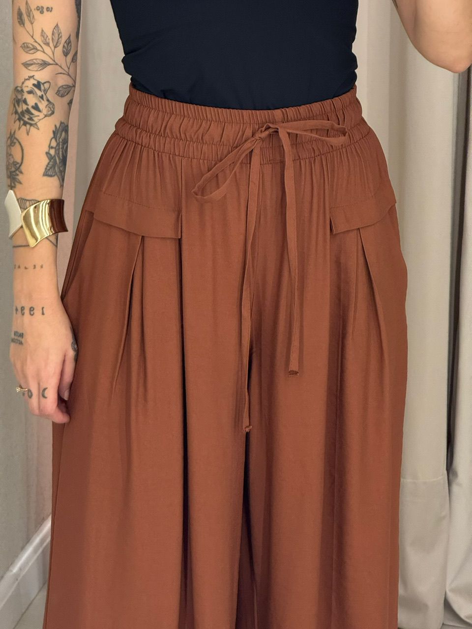 CALÇA ELLIE PANTALONA CAPUCCINO 