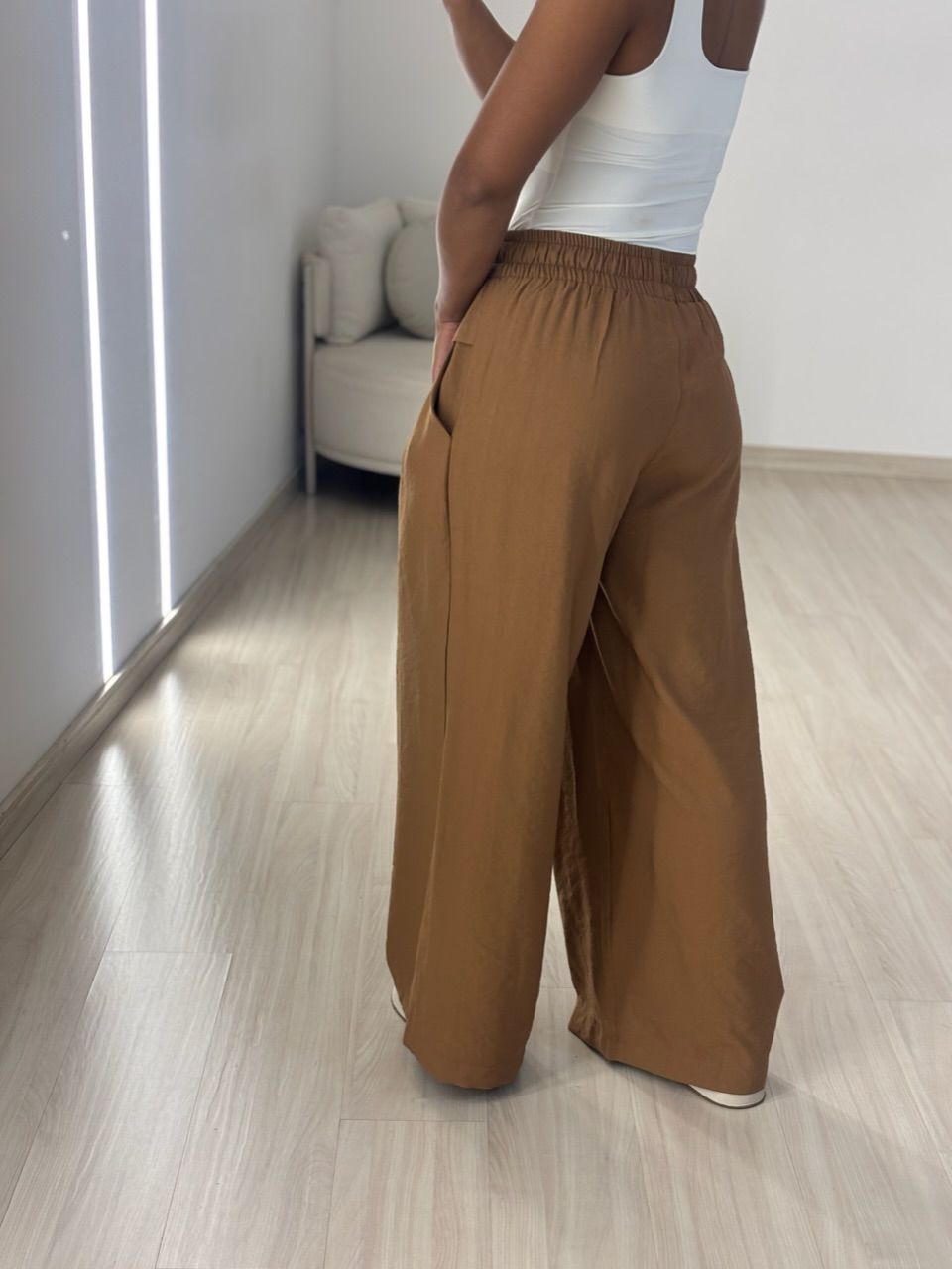 CALÇA ELLIE PANTALONA NUDE