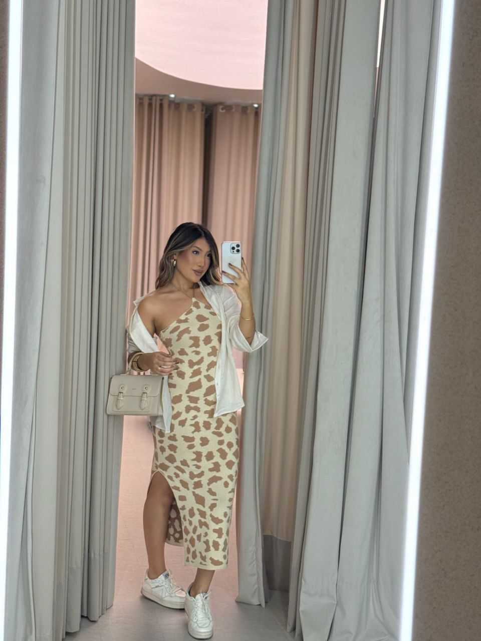 VESTIDO NICOLY TRICOT Nude