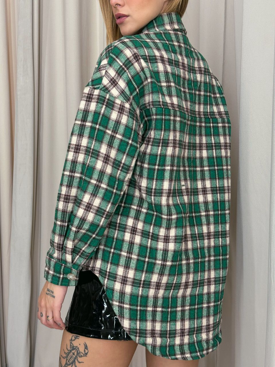 CAMISA SANDRA XADREZ VERDE