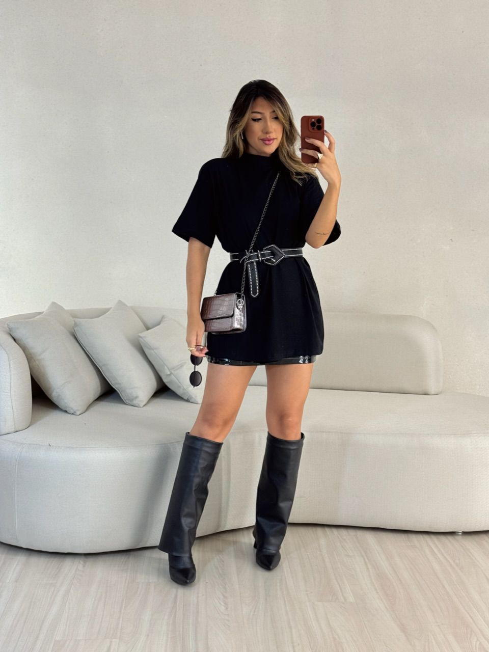 CAMISETÃO AMORA BÁSICO PRETO