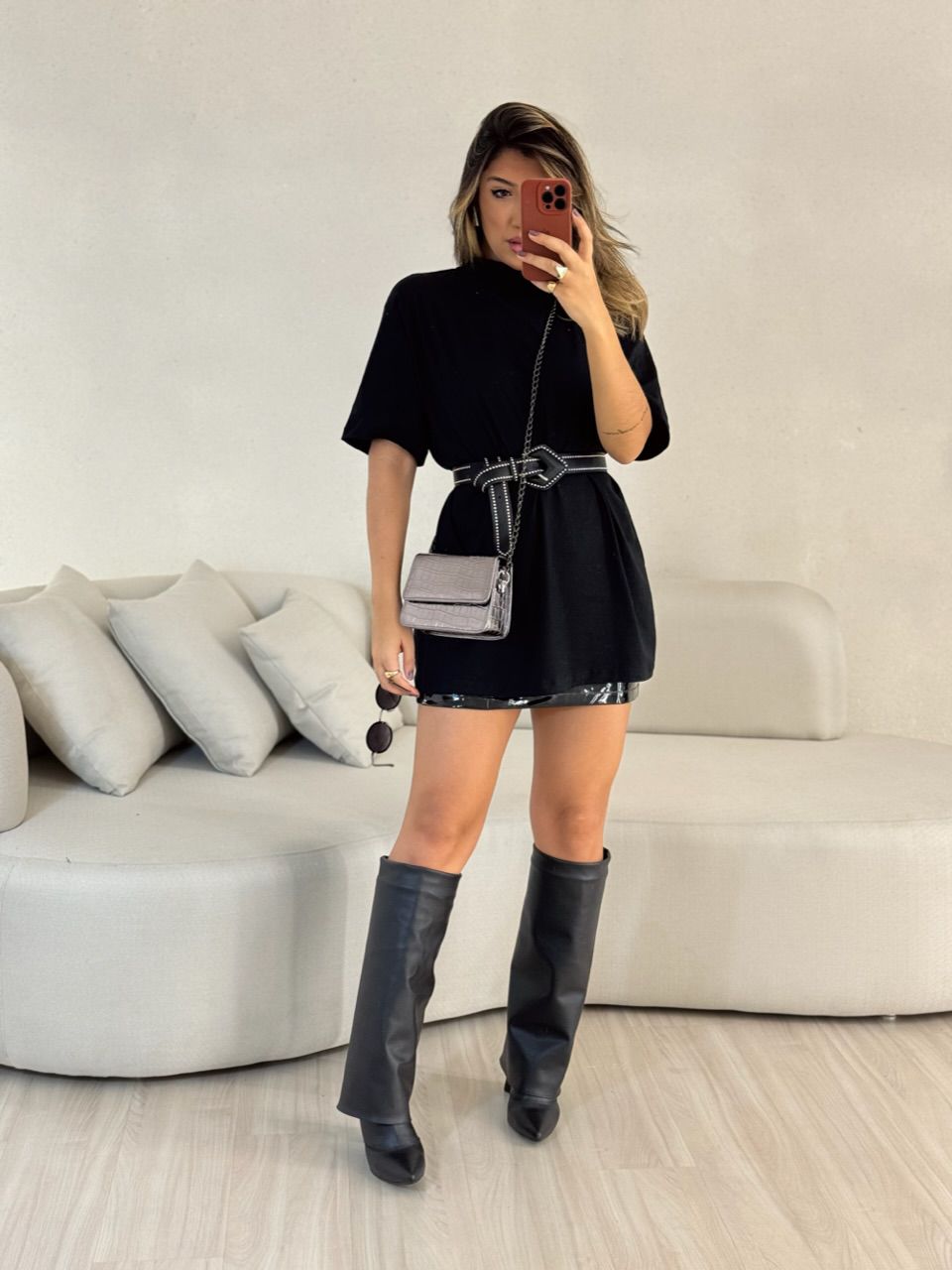 CAMISETÃO AMORA BÁSICO PRETO