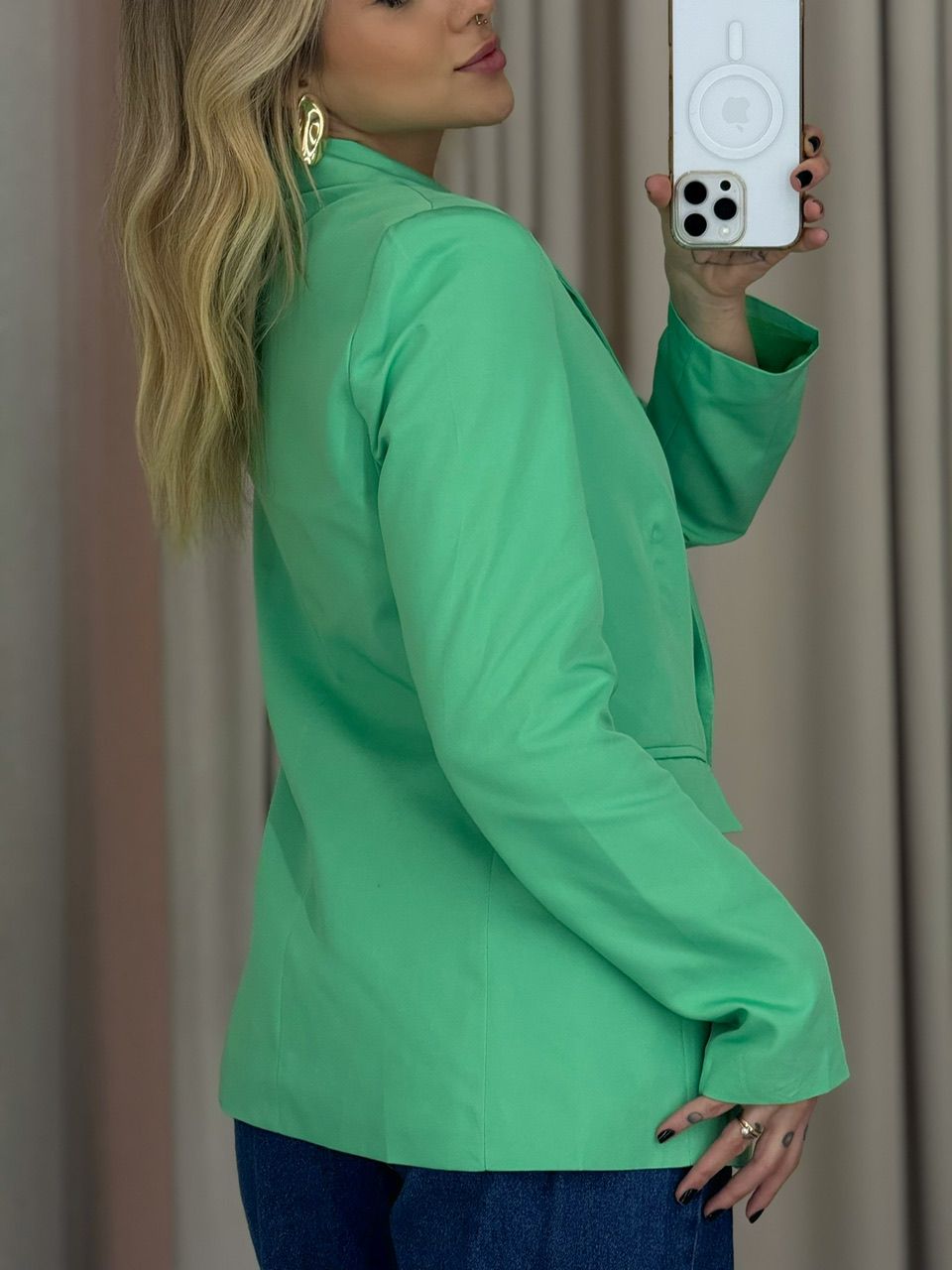 BLAZER BETINA ALFAIATARIA VERDE