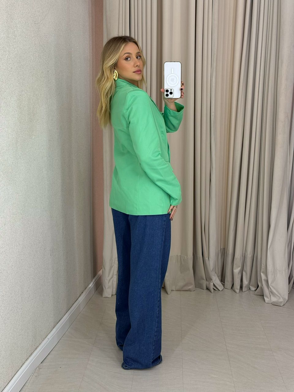 BLAZER BETINA ALFAIATARIA VERDE