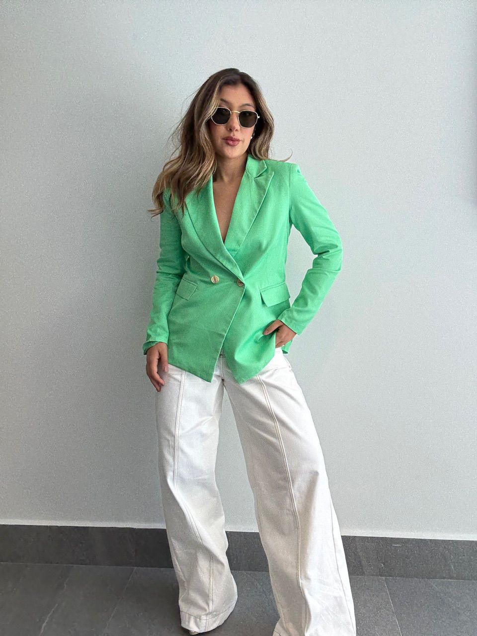 BLAZER BETINA ALFAIATARIA VERDE