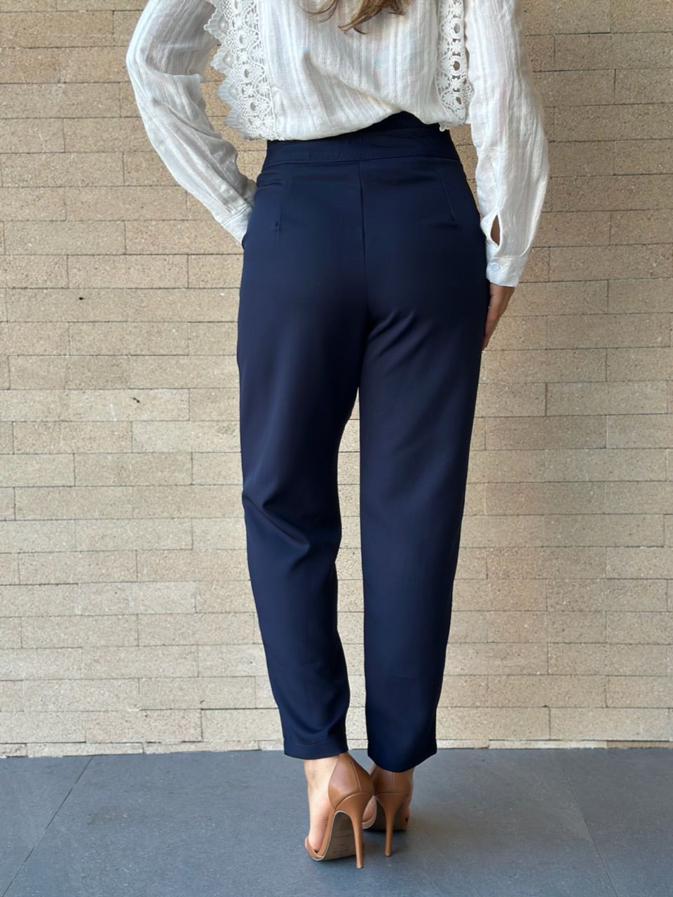 CALÇA ANDREZA SKINNY MARINHO