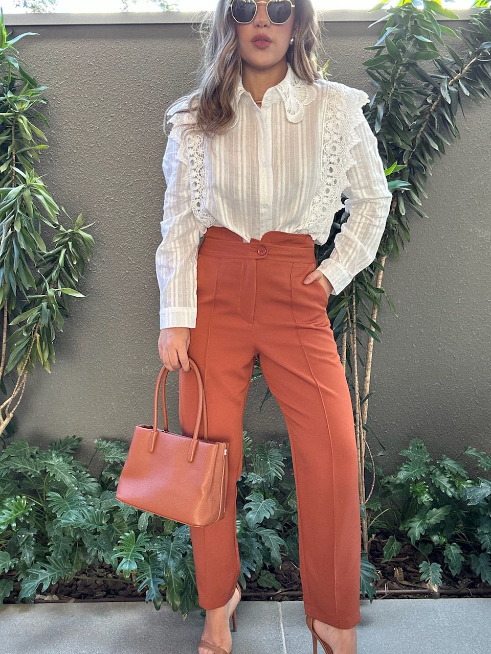 CALÇA ANDREZA SKINNY TELHA