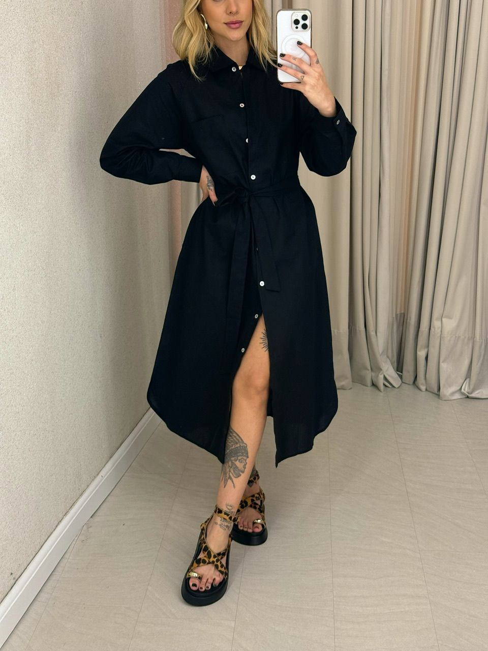 CHEMISE AYLA MAX PRETA