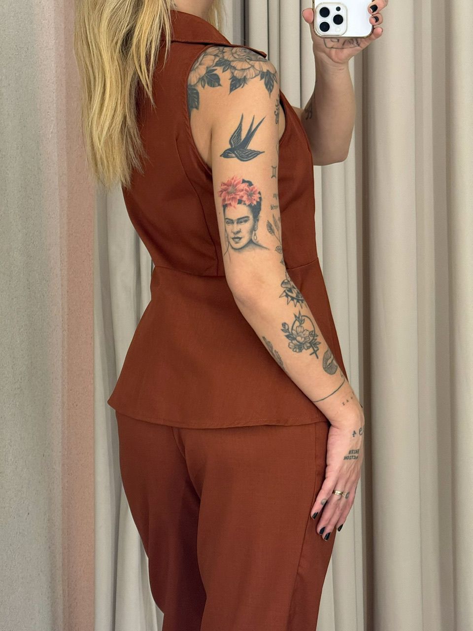 CONJUNTO JULIETTE CALÇA TELHA