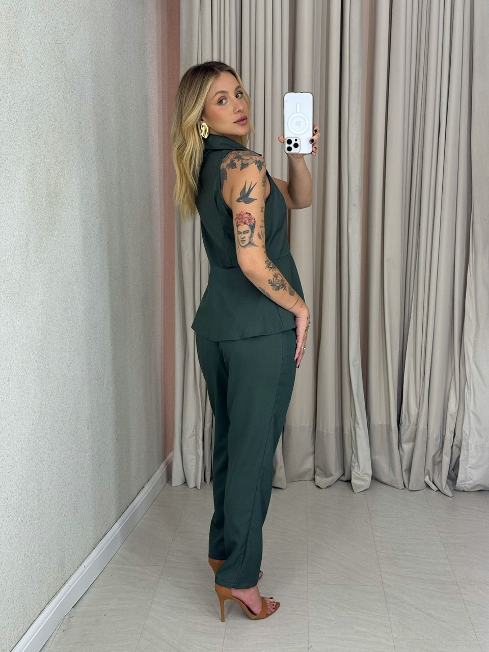 CONJUNTO JULIETTE CALÇA VERDE