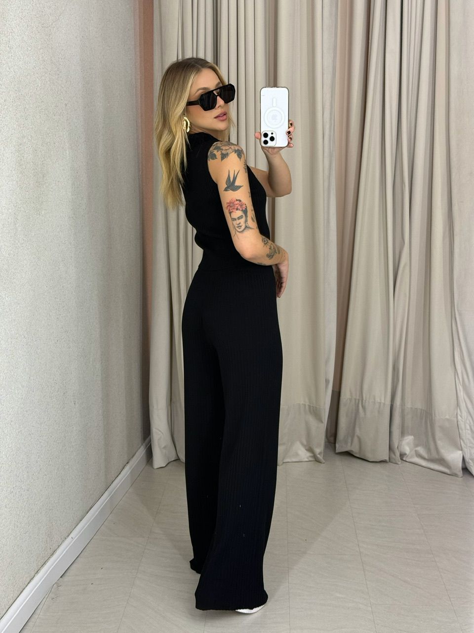 CONJUNTO MARIANE CALÇA PRETO
