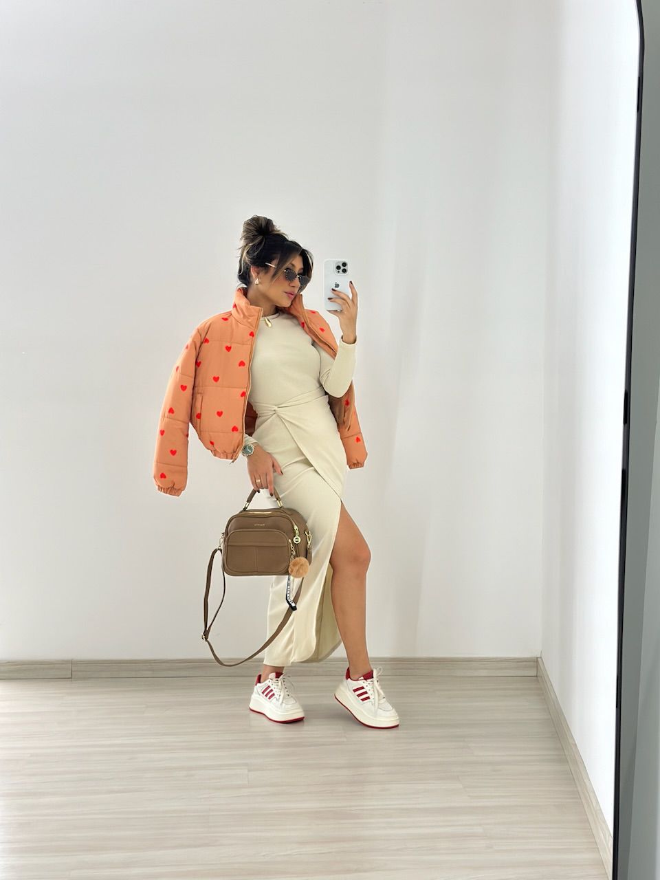 VESTIDO ALANA 02 CANELADO MARFIM